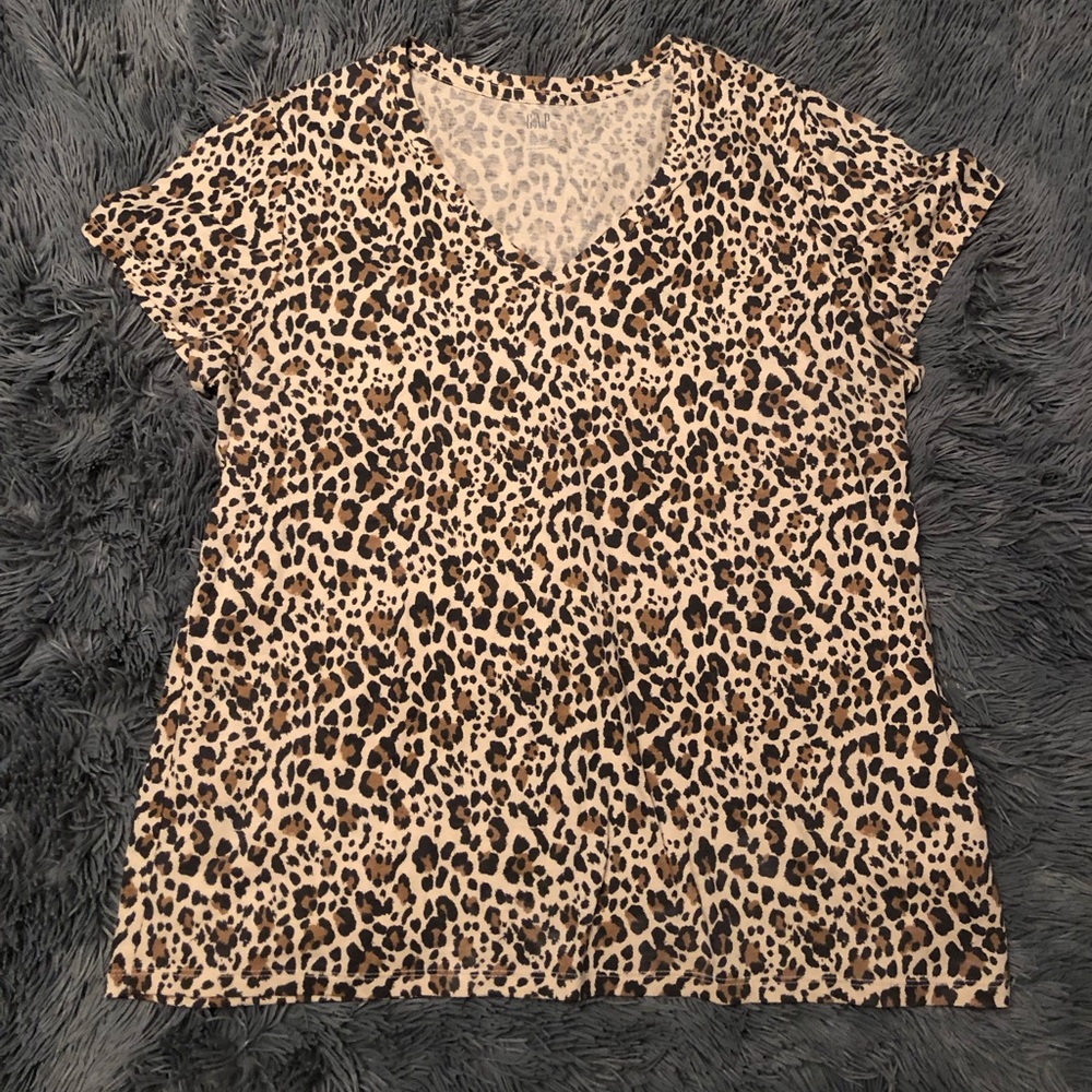 GAP Leopard Print Shirt